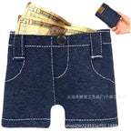 Foldable Jeans Shape Coin Purse