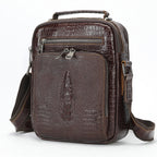 Genuine Leather Shoulder Messenger Bag Vintage Crazy Horse