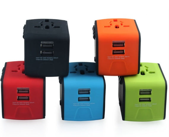 Multi-function Conversion Socket Dual USB Charger Hover Image