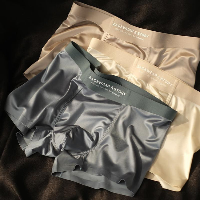 Satin Light Luxury Men's Ice Silk Underwear Hover Image