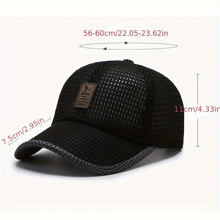 EDIKO Breathable Mesh Baseball Cap Unisex Trucker Hat