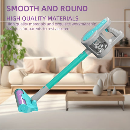 Kids Vacuum Cleaner Toy With Realistic Cleaning Sounds