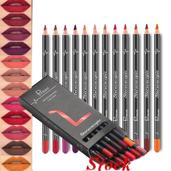 36 Color Lip Liner Waterproof Non-smudge Nude Color Hover Image