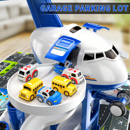 Temi Kids Car Track Toy With Sound And Light Educational
