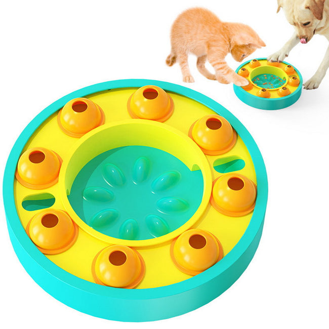 Dog Pets Puzzle Toys Slow Feeder Interactive Increase Puppy IQ Food Dispenser Slowly Eating NonSlip Bowl Pet Dogs Training Game Pet Supplies Hover Image
