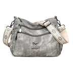 Fashion Shoulder Bag Women's Bag Large Capacity Soft Leather Textured Tote