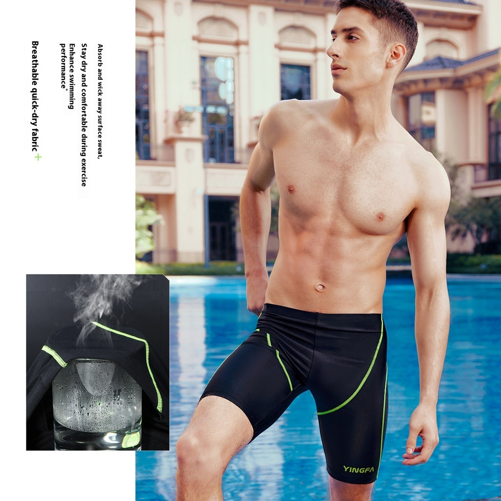 Men's Swimsuit Professional Training Swimming Trunks