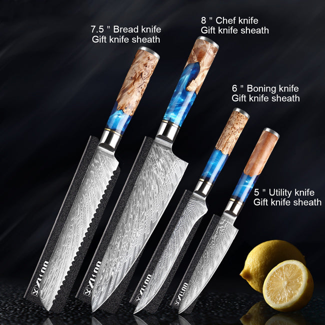 Kitchen Knife Set Chef's Knife Meat Chopping Knife Main Image