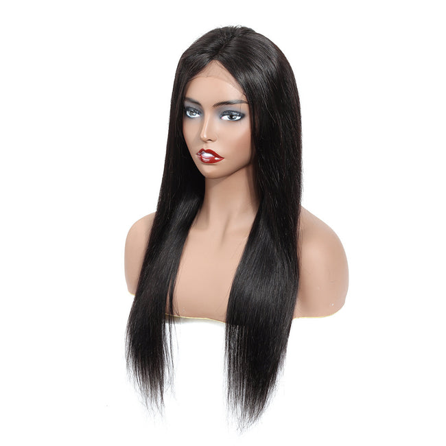 Lace real human hair wig headgear Main Image
