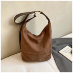 Women's Leather Vintage Suede Bucket Bags