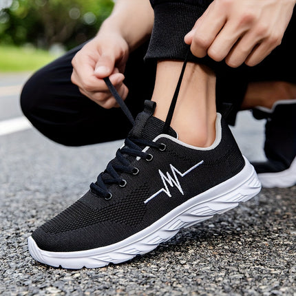 Men's Breathable Knit Sneakers Outdoor Slip Resistant Eva