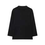 Temperament Female Knitted Double-breasted Coat Midi Skirt