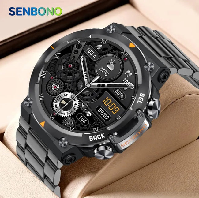 MAX18 Men Smartwatch AMOLED1.43inch Big Screen BT Calls Gesture Control AI Voice Sports Smart Watch Men Hover Image