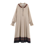 Women's Fashionable Simple Loose Printed Long Dress