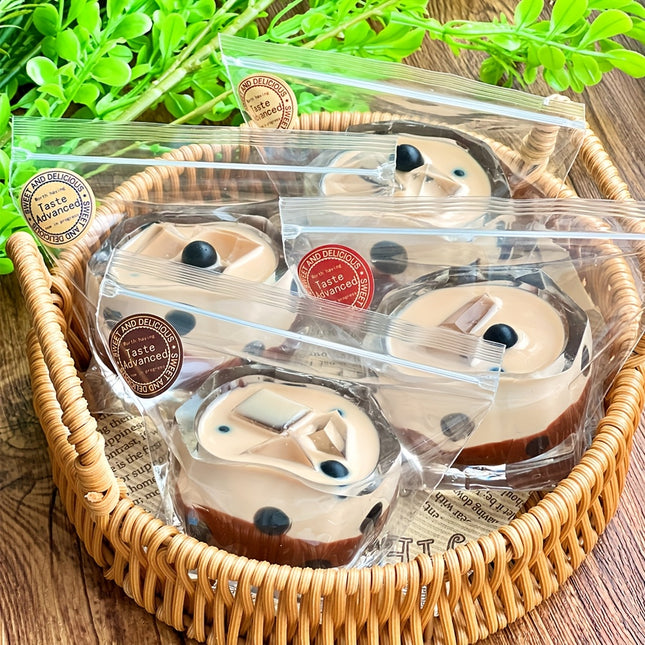 Bubble Milk Tea Squishy Toy Handmade Soft Texture Desk Decor