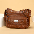New Fashion Wash Soft Leather Shoulder Bag