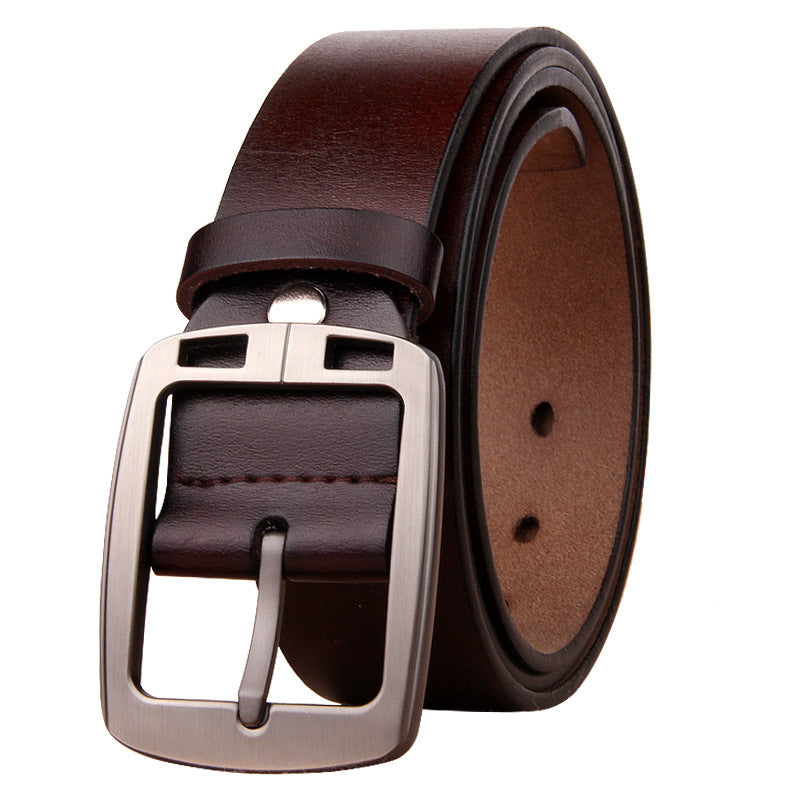 Cowhide Young And Middle-aged Retro Men's Belt