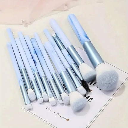 Deluxe Makeup Brush Set Ultra Soft Portable Foundation