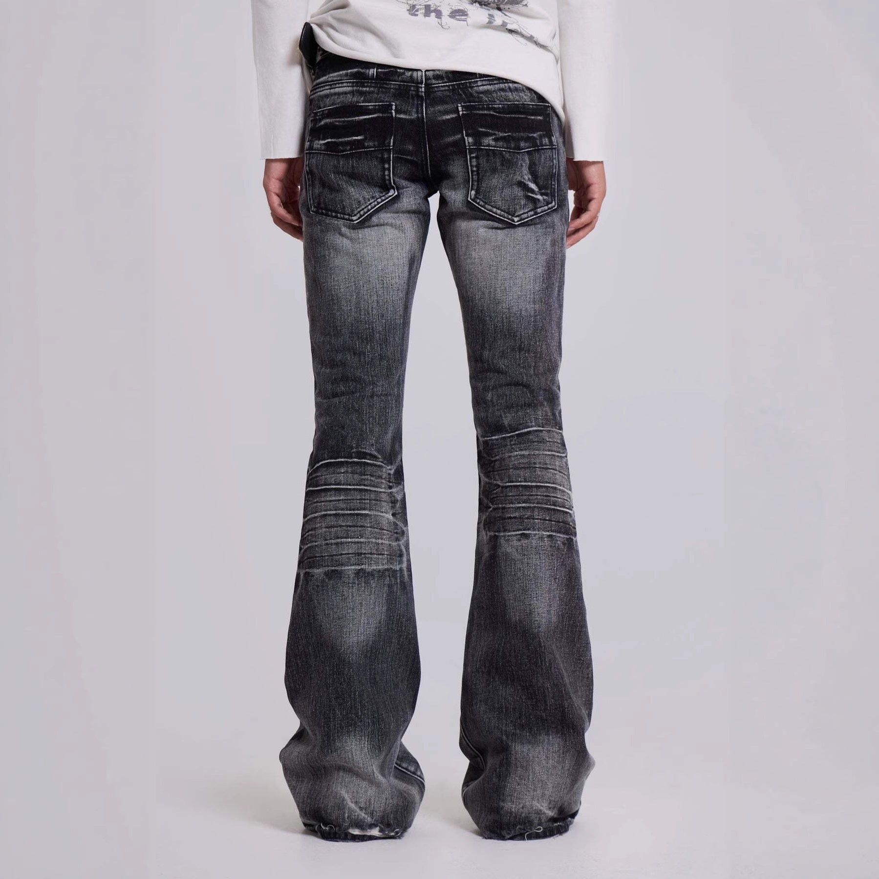 New Slightly Flared Vintage Jeans For Men