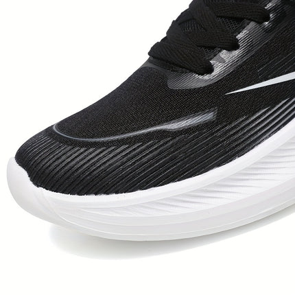Unisex Breathable Running Shoes Cushioned Black Non Slip