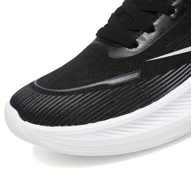 Unisex Breathable Running Shoes Cushioned Black Non Slip