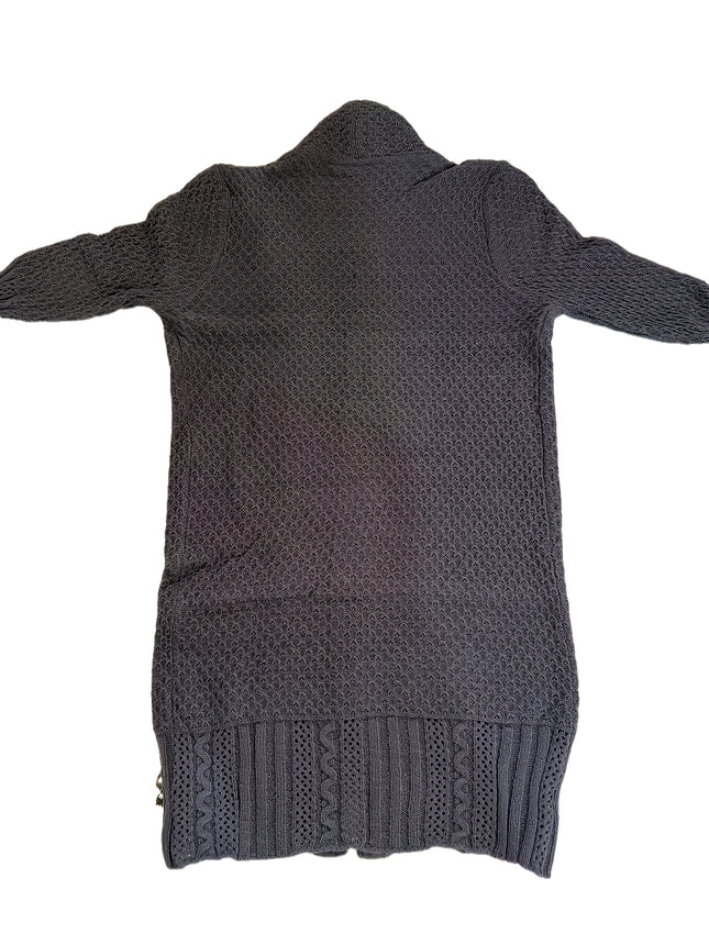 Elegant Long Sleeve Cardigan For Women With Contrast Collar