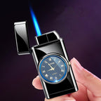 Personalized Creative Multifunctional Electronic Watch Cigarette Lighter-in-one Body Multi-purpose LED Flashing Lamp Gift Lighter