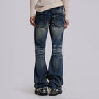 New Slightly Flared Vintage Jeans For Men