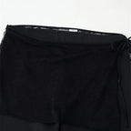 Women's Silk Satin Lace Wrapping Towel Trousers