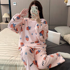 Women's Warm Loungewear Outer Wear Suit