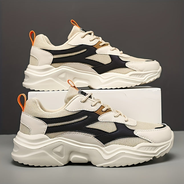 WANWEISI Mens Breathable Mesh Casual Sneakers EVA Sole