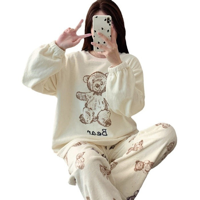 Women's Warm Loungewear Outer Wear Suit Main Image