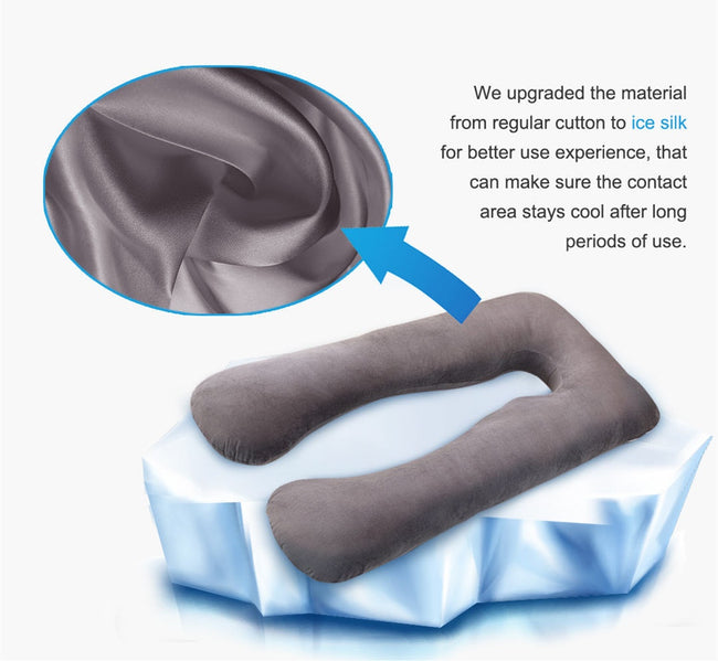 Summer Sleeping Support Pillow For Pregnant Women U Shape Maternity Pillows Pregnancy Ice Silk Main Image