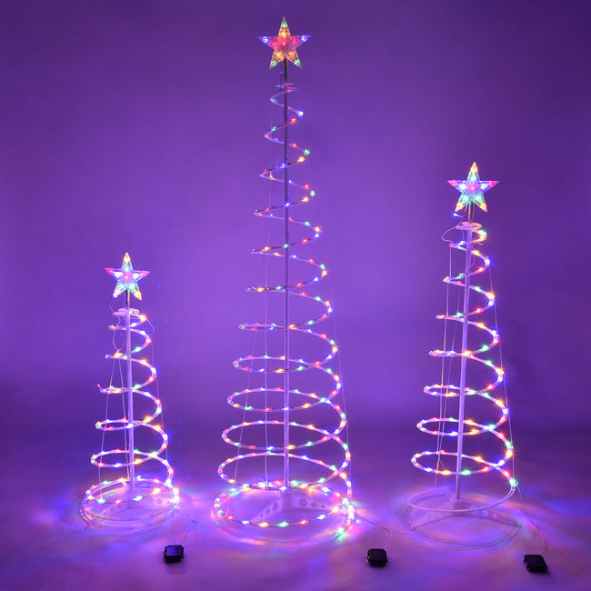New Style LED Spiral Christmas Tree Light Christmas Spiral Tree Indoor And Outdoor Decoration Lights Main Image