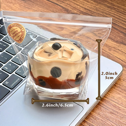 Bubble Milk Tea Squishy Toy Handmade Soft Texture Desk Decor