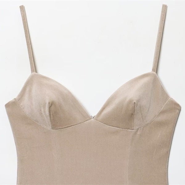 Women's Camisole Fluffy Short Dress