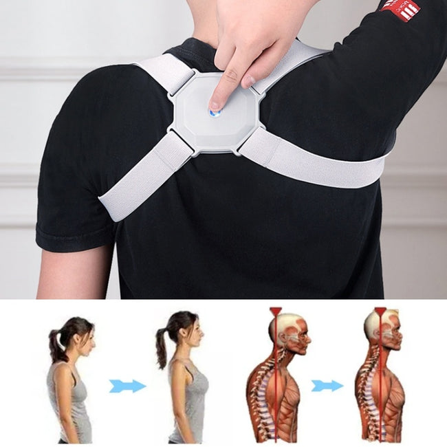 Smart Posture Corrector Adjustable Kids Adults Hunchback Back Correction Belts Real-time Posture Assessment Training Hover Image