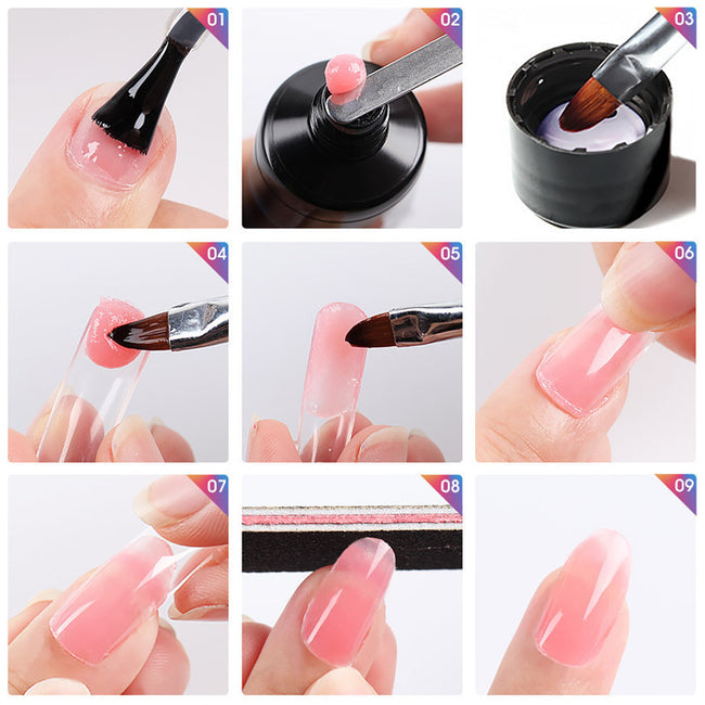 Multi-color mixed nail solid model glue Main Image