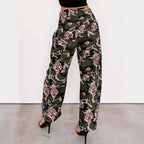 European And American Ladies Cowboy New Camouflage Pants
