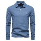 Lapel Casual Solid Color Polo Shirt