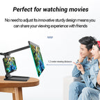 Compatible with Apple, 12 Inch Mobile Phone Screen Amplifier For IPad Movie Folding Shading 3D Screen Mobile Phone Amplifier Magnifier Cellphone Holder