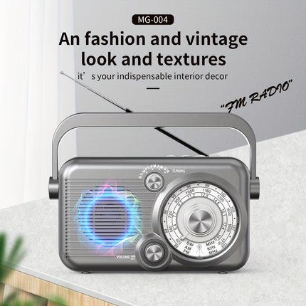 MG004 Portable AM FM SW Radio With USB And TF Playback