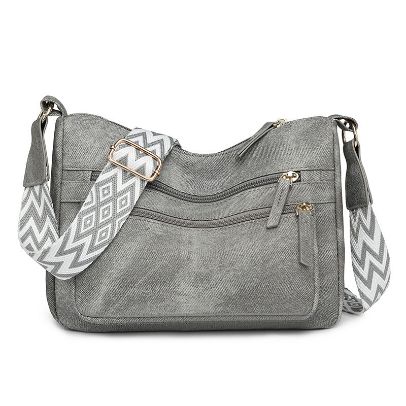 Large Capacity One Shoulder Crossbody New Women's Soft Leather Backpack Bag