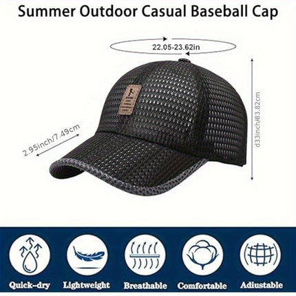 Ediko Outdoor Mesh Baseball Cap Unisex Breathable Lite