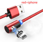Nylon Braided Magnetic Mobile Phone Charging Cable