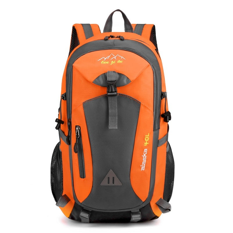 Polyester Men's Outdoor Mountaineering Bag Large Capacity Backpack