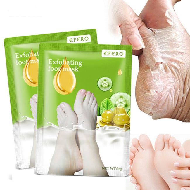 Exfoliating Foot Mask Foot SPA Pedicure Socks Removing Dead Skin Whitening Heels Feet Peeling Anti Cracked Foot Skin Care Hover Image
