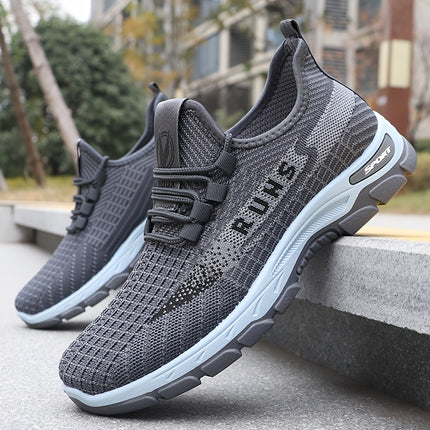 Men Breathable Mesh Running Shoes Lightweight Sneakers