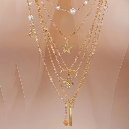 86 Piece Elegant Jewelry Set For Women Golden Tone Classic