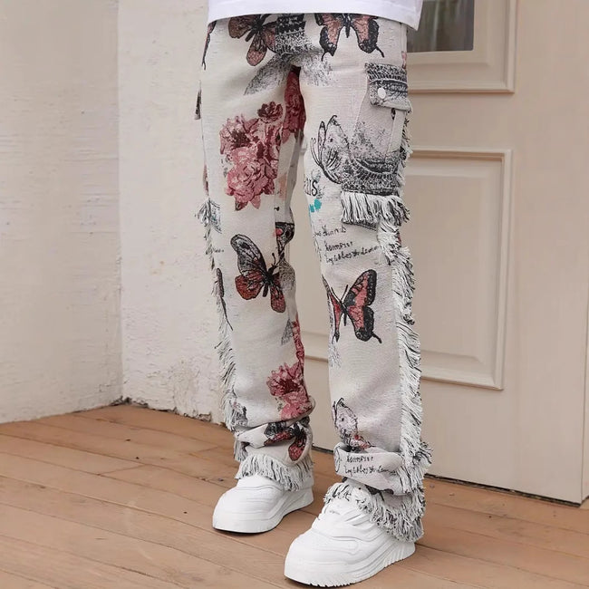 Animal Digital Printed Pants Men's Slim Fit Hover Image